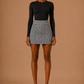 Zebra Print Mini Skirt