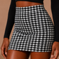 Zebra Print Mini Skirt